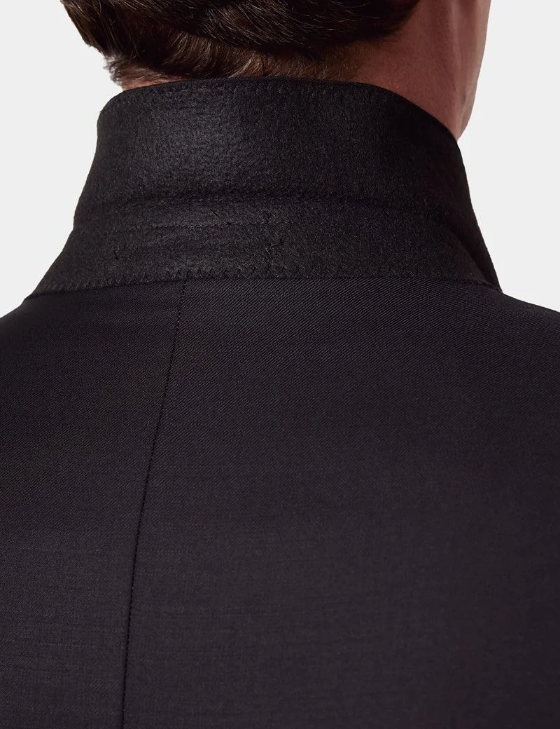 Classic Fit Black Twill Suit thumbnail 3