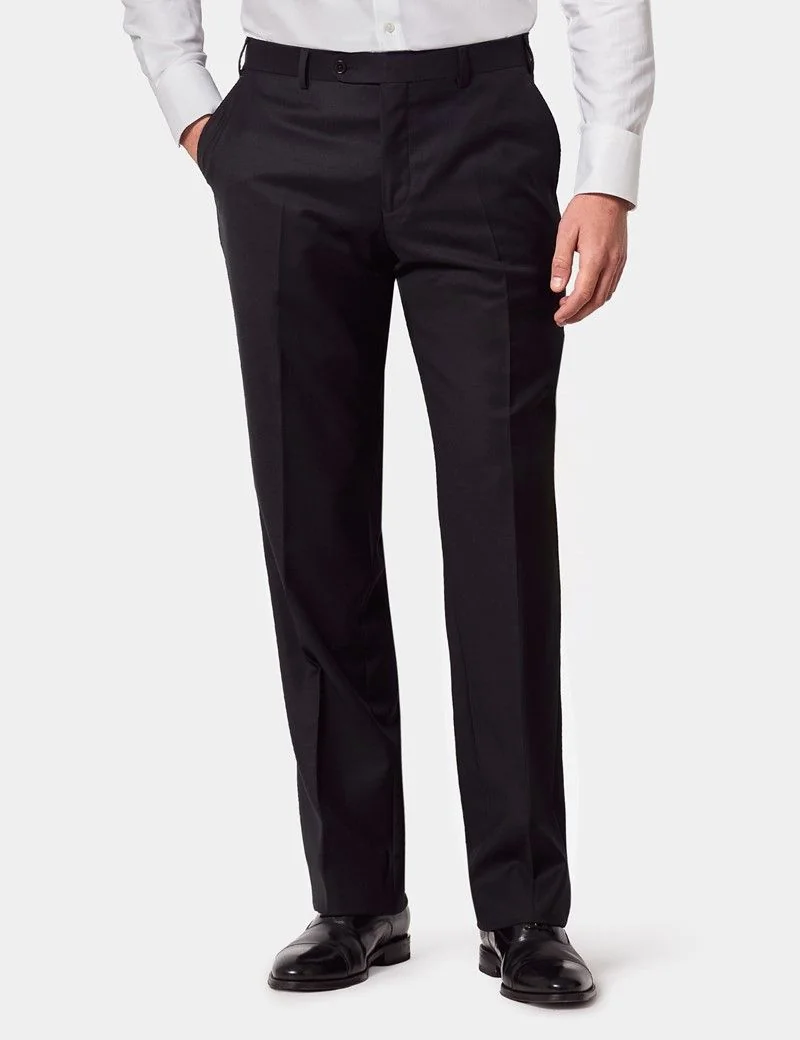 Classic Fit Black Twill Suit thumbnail 5