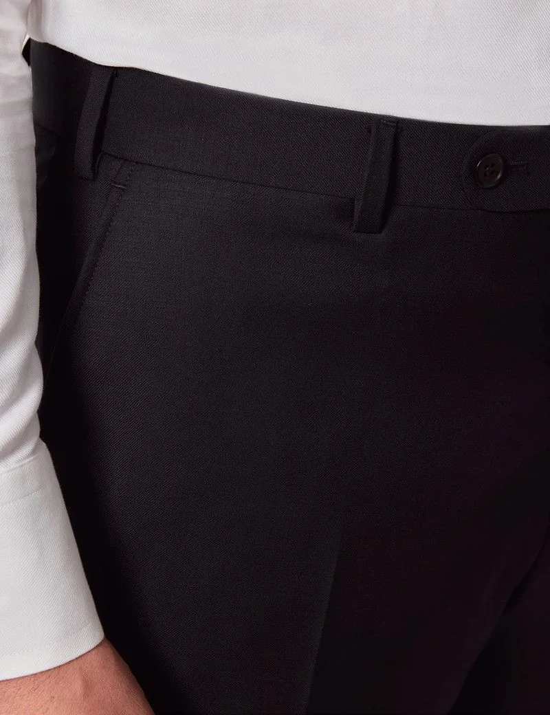 Classic Fit Black Twill Suit thumbnail 6