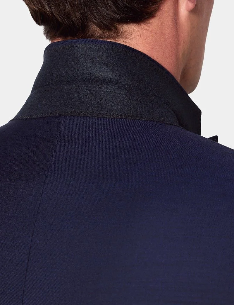 Classic Fit Dark Blue Twill Suit thumbnail 3
