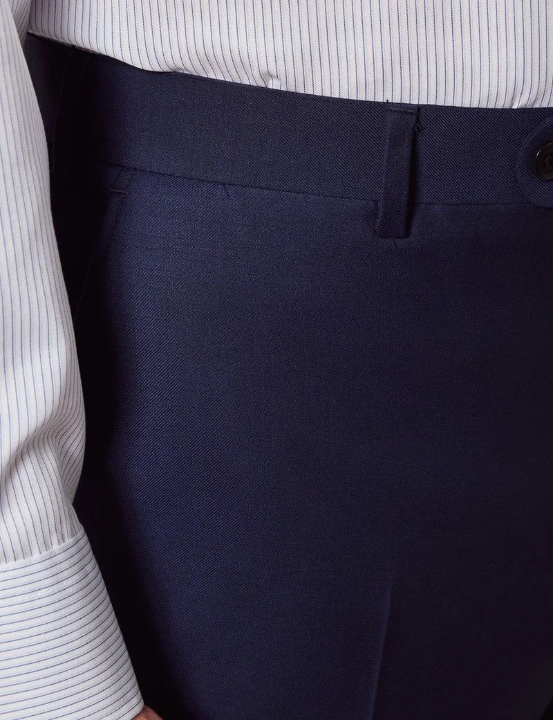 Classic Fit Dark Blue Twill Suit thumbnail 6