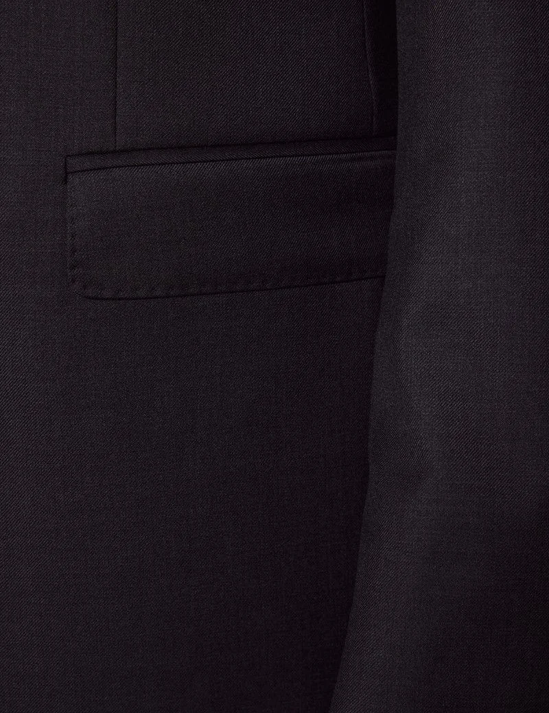 Classic Fit Dark Charcoal Twill Suit thumbnail 5