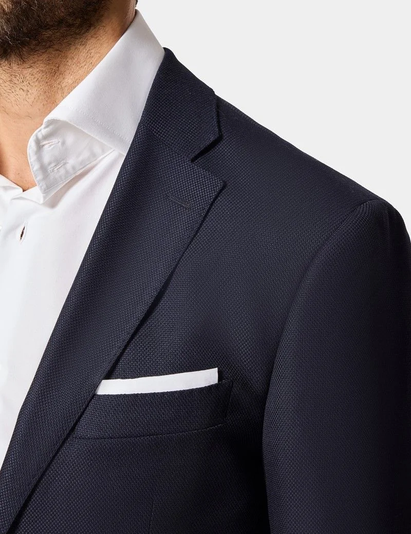 Classic Fit Navy Blazer thumbnail 9