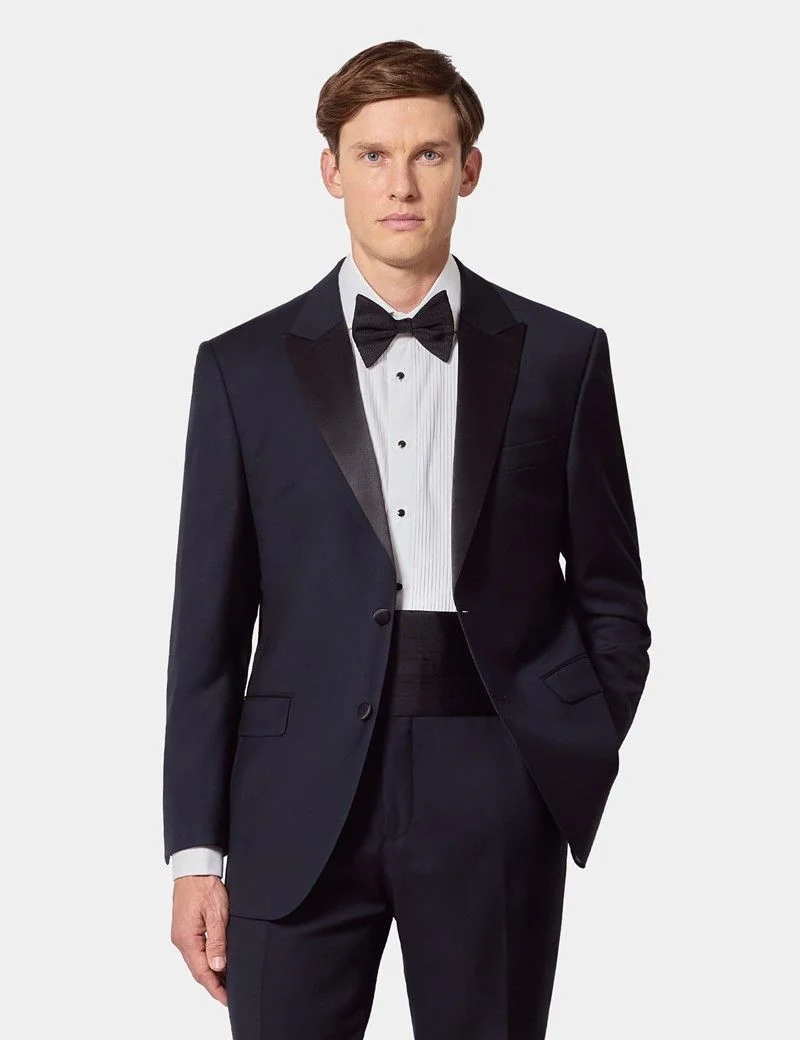 Classic Fit Navy Dinner Suit thumbnail 2