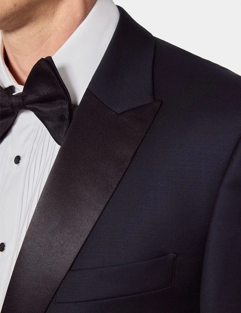 Classic Fit Navy Dinner Suit thumbnail 4
