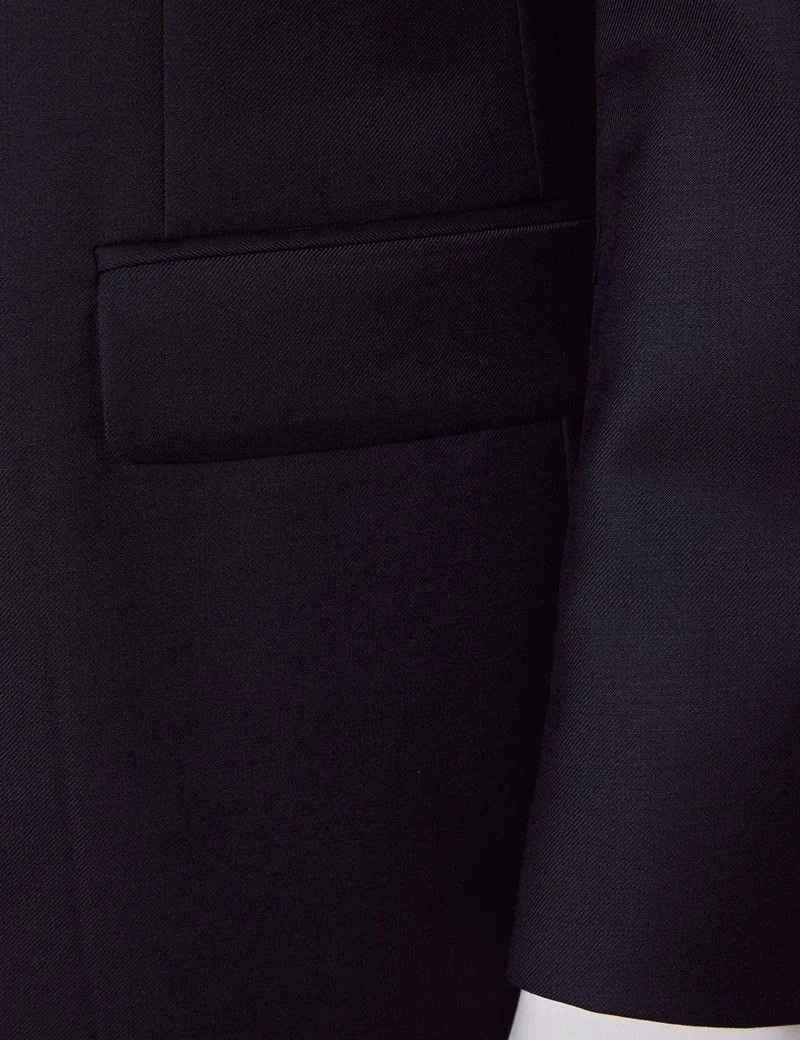 Classic Fit Navy Dinner Suit thumbnail 5