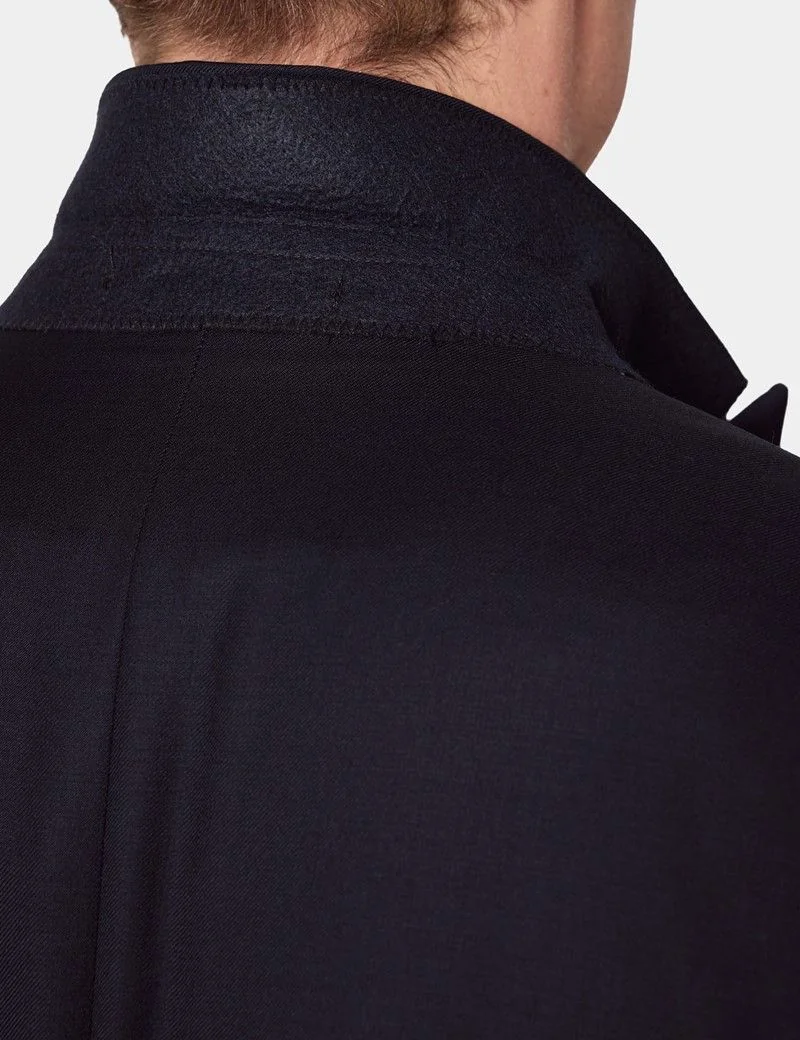 Classic Fit Navy Dinner Suit thumbnail 8