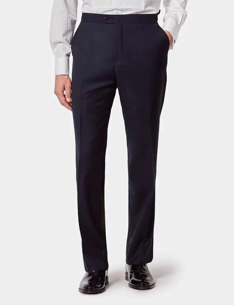 Classic Fit Navy Dinner Suit thumbnail 10