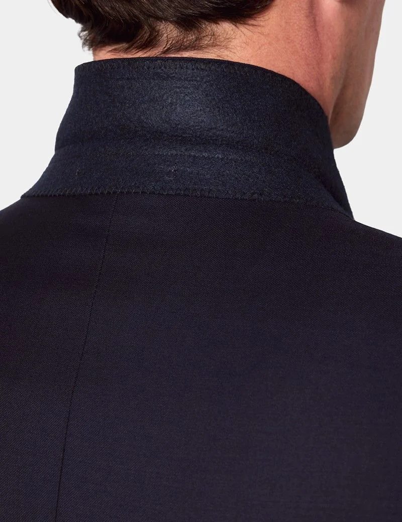 Classic Fit Navy Twill Suit Jacket thumbnail 6