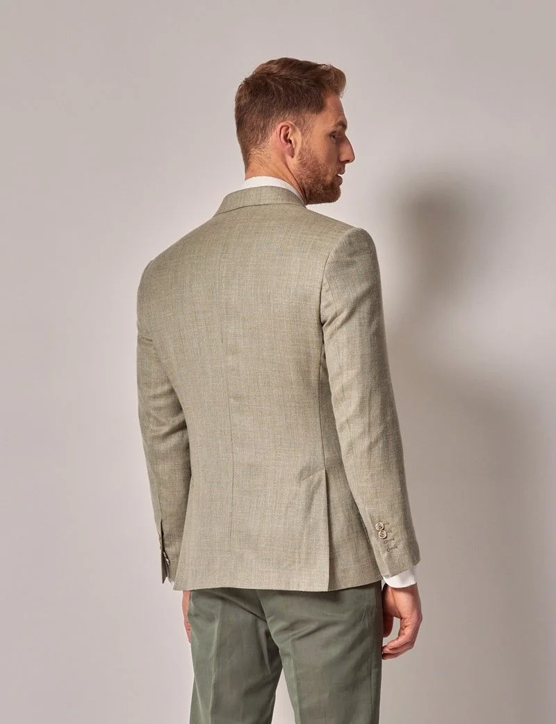 Light Green Herringbone 1913 Blazer thumbnail 6