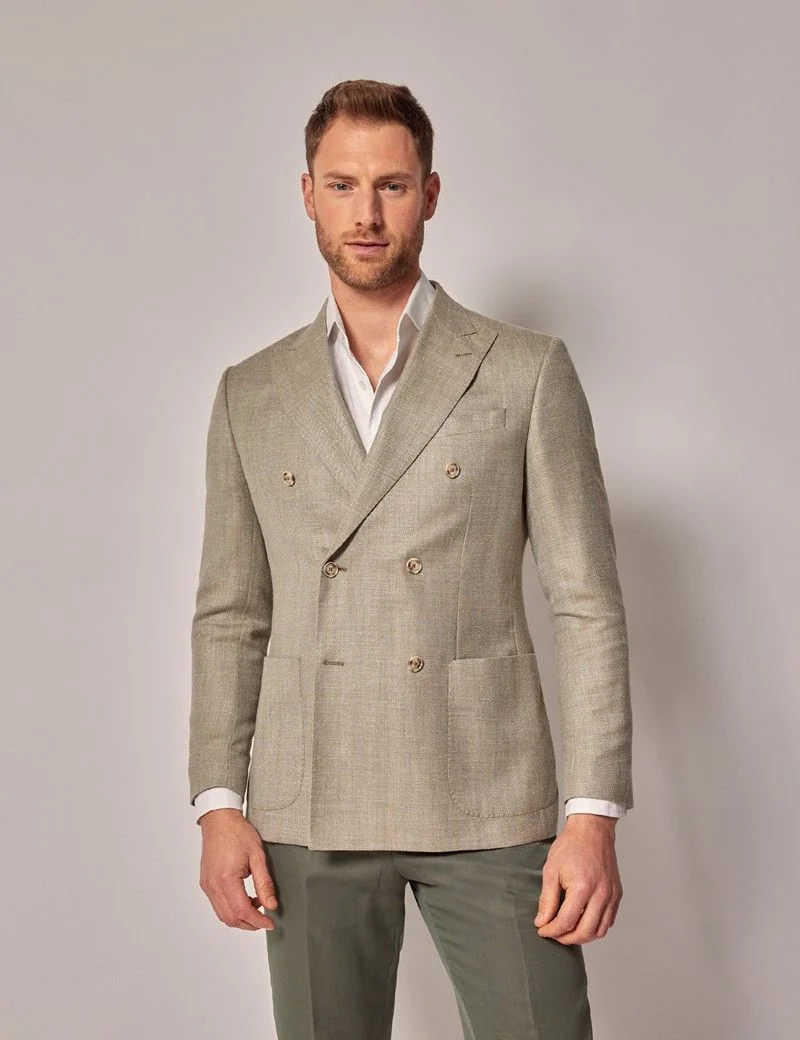 Light Green Herringbone 1913 Blazer thumbnail 9