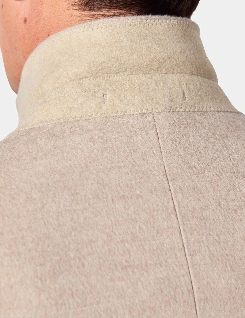 Slim Fit Beige Blazer thumbnail 4