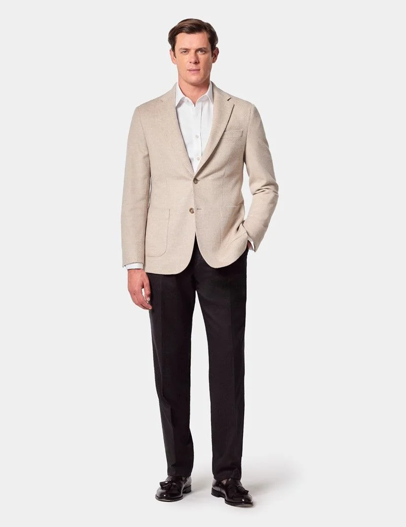 Slim Fit Beige Blazer thumbnail 6