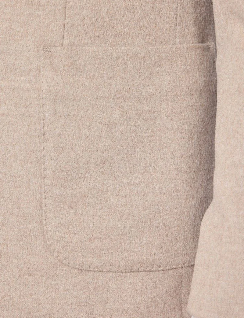 Slim Fit Beige Blazer thumbnail 9