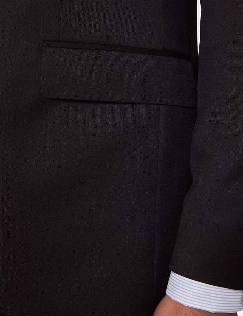 Slim Fit Black 1913 Suit Jacket thumbnail 4