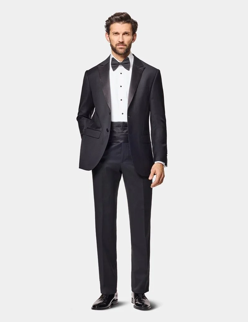 Slim Fit Black Dinner Jacket thumbnail 4