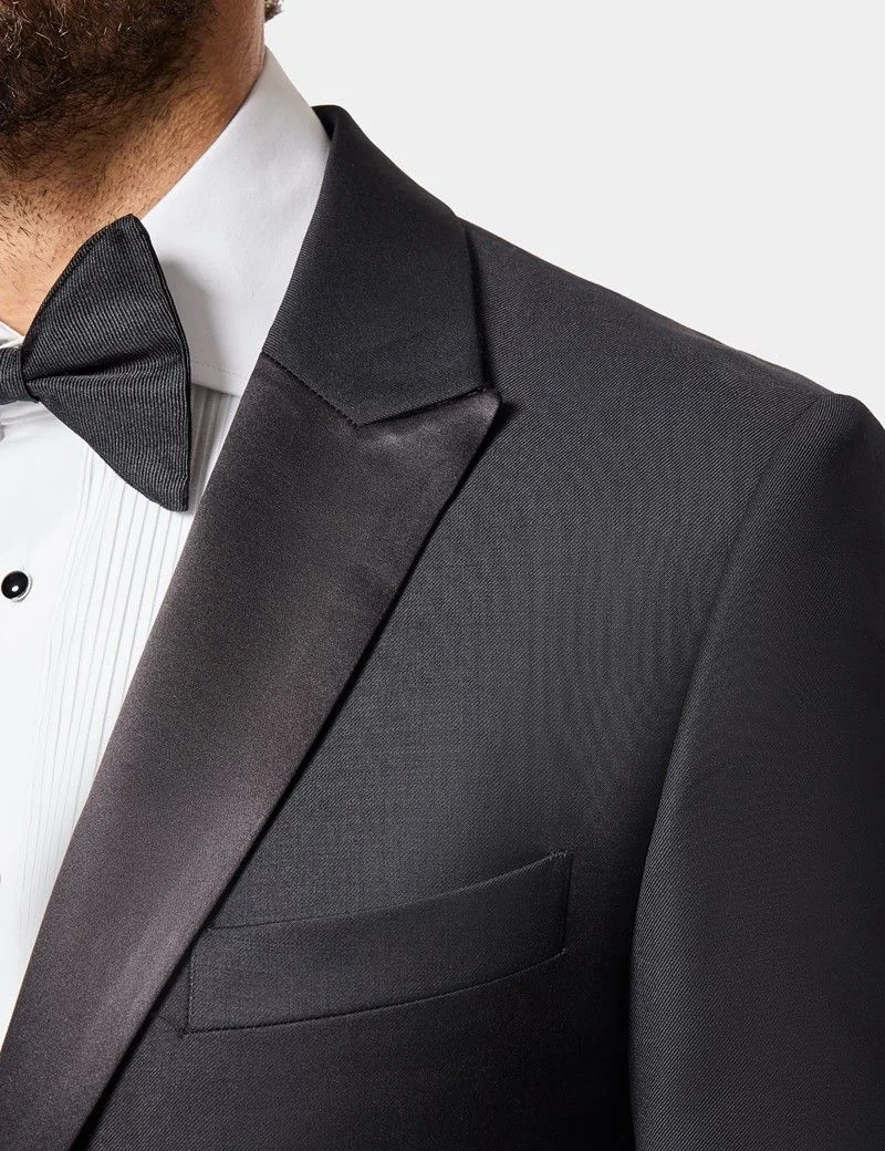 Slim Fit Black Dinner Jacket thumbnail 8