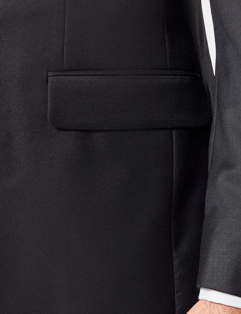 Slim Fit Black Dinner Jacket thumbnail 9