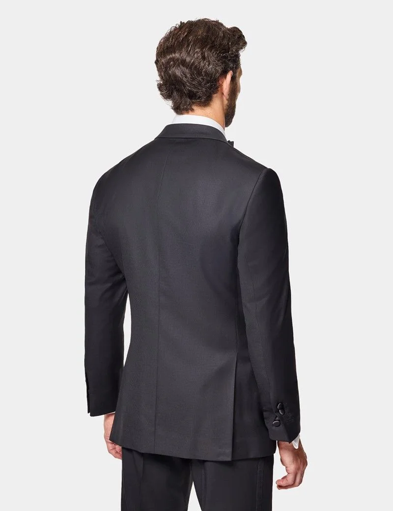 Slim Fit Black Dinner Jacket thumbnail 10