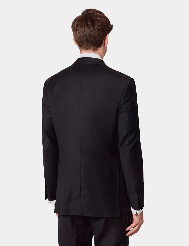 Slim Fit Black Dinner Suit Jacket thumbnail 6