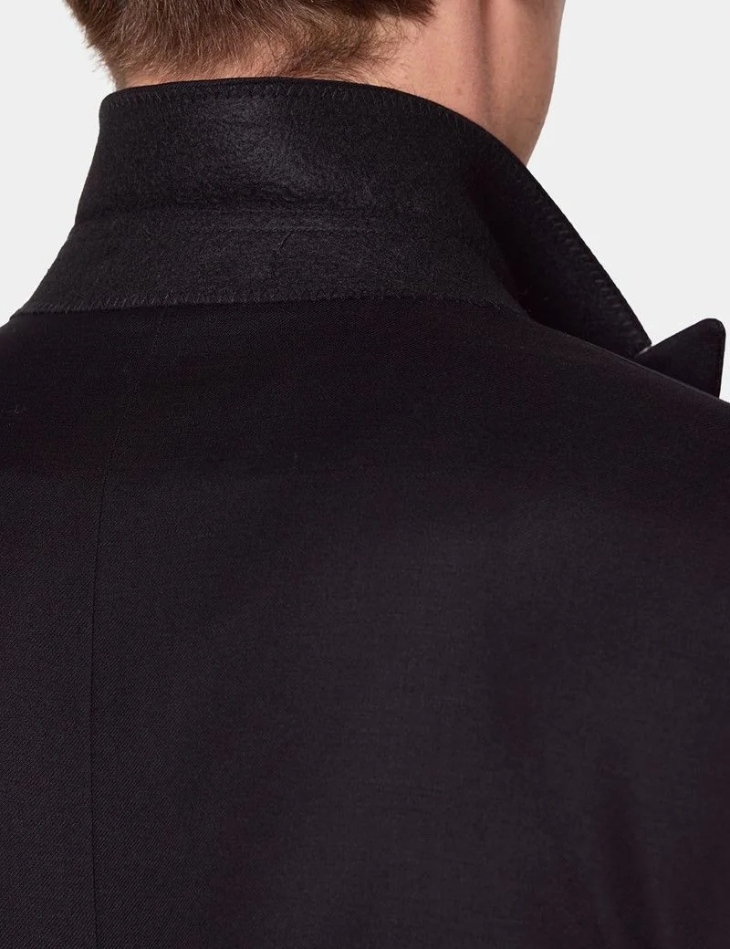 Slim Fit Black Dinner Suit Jacket thumbnail 7