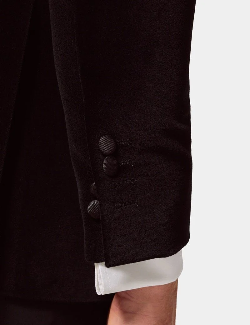 Slim Fit Black Jacket thumbnail 8