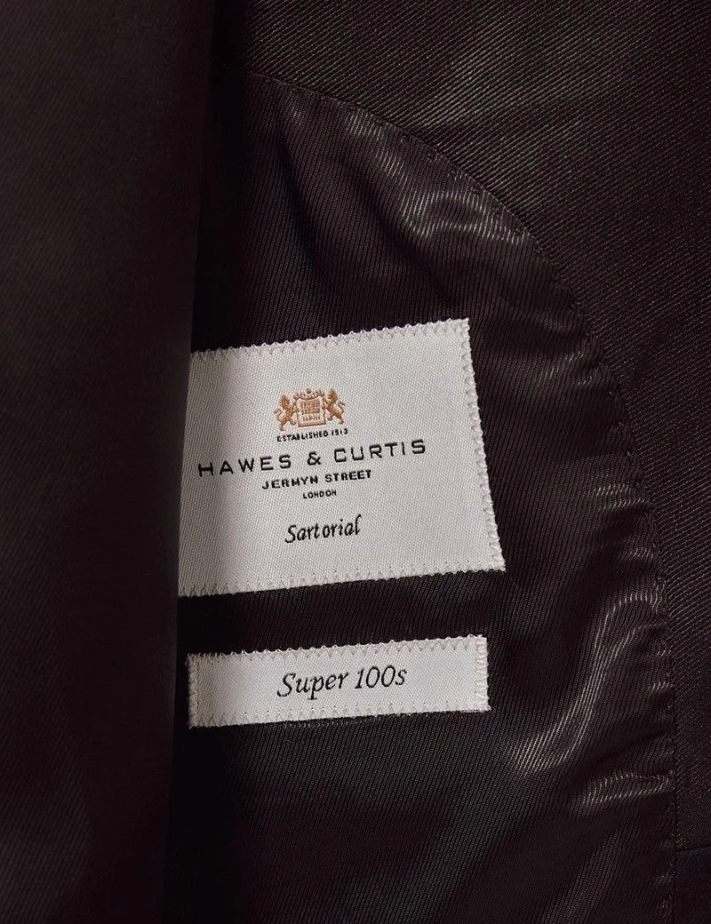 Slim Fit Black Shawl Dinner Jacket thumbnail 3