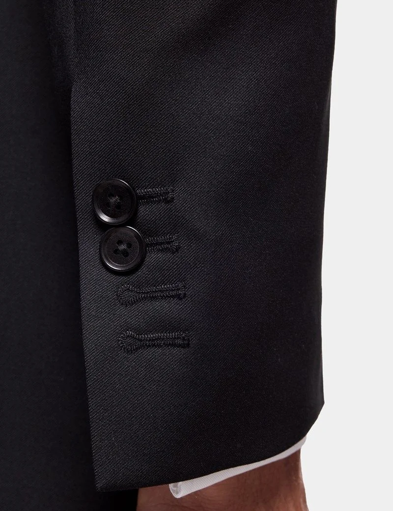 Slim Fit Black Twill 1913 Suit thumbnail 4
