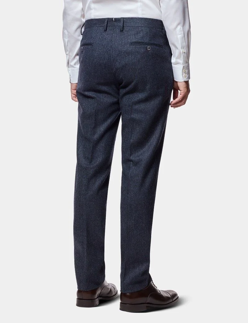 Slim Fit Blue Hopsack 1913 Suit thumbnail 5