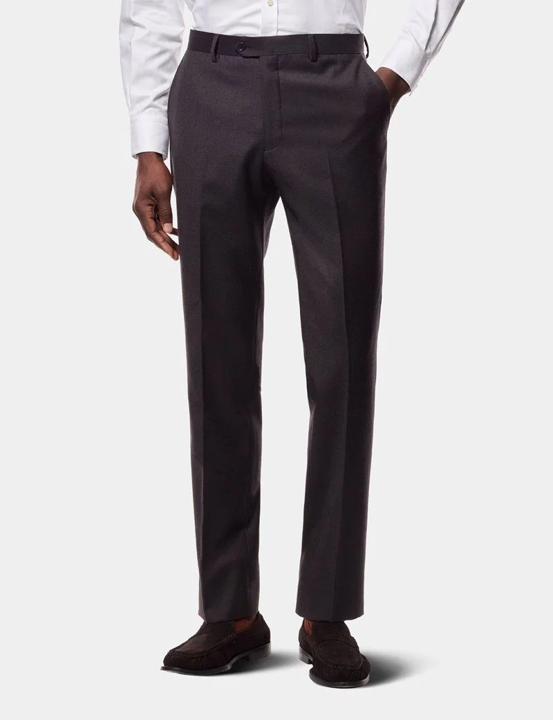 Slim Fit Brown Suit thumbnail 3