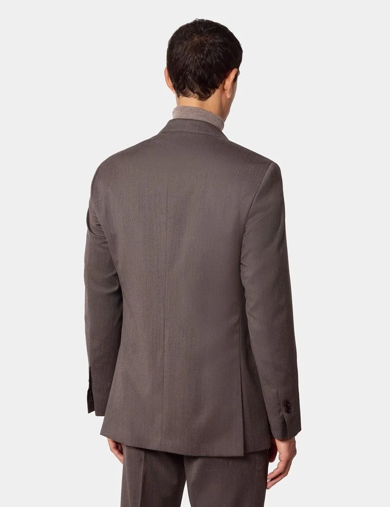Slim Fit Brown Twill 1913 Suit Jacket thumbnail 5