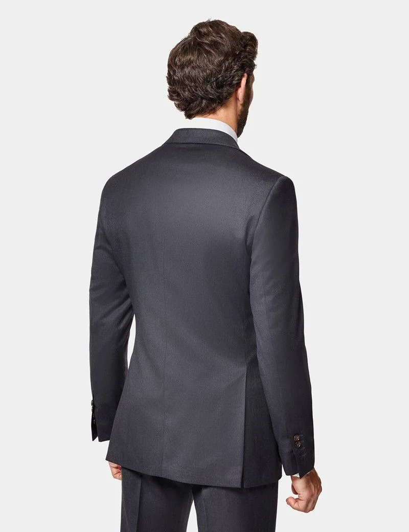 Slim Fit Charcoal 1913 Suit Jacket thumbnail 3