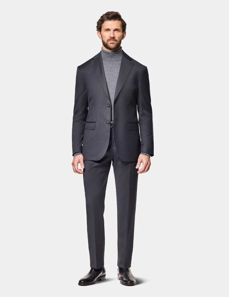 Slim Fit Charcoal 1913 Suit Jacket thumbnail 7