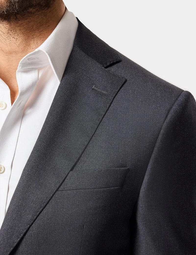 Slim Fit Charcoal 1913 Suit Jacket thumbnail 9