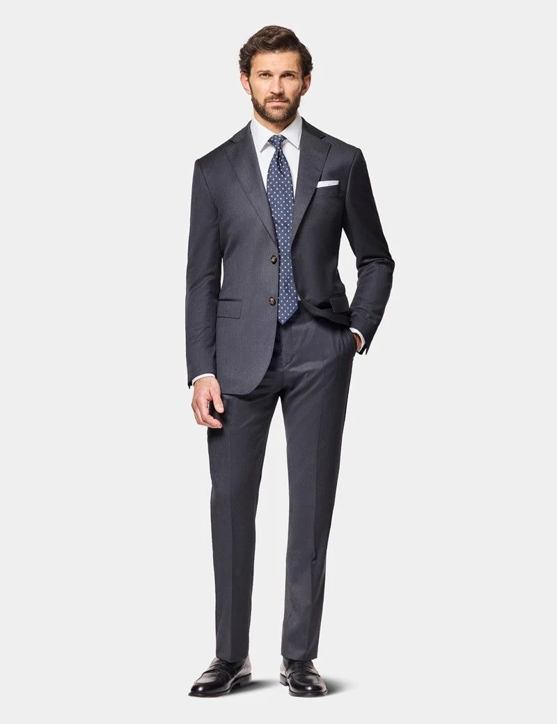 Slim Fit Charcoal 1913 Suit Jacket thumbnail 10