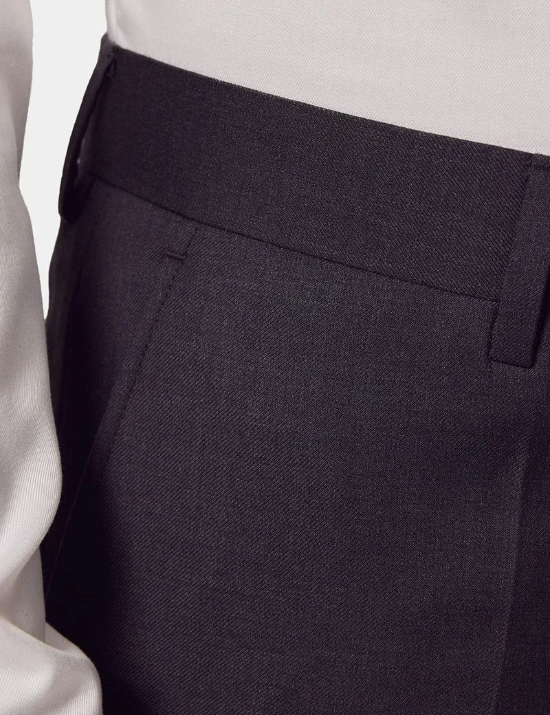 Slim Fit Charcoal Twill Suit thumbnail 7