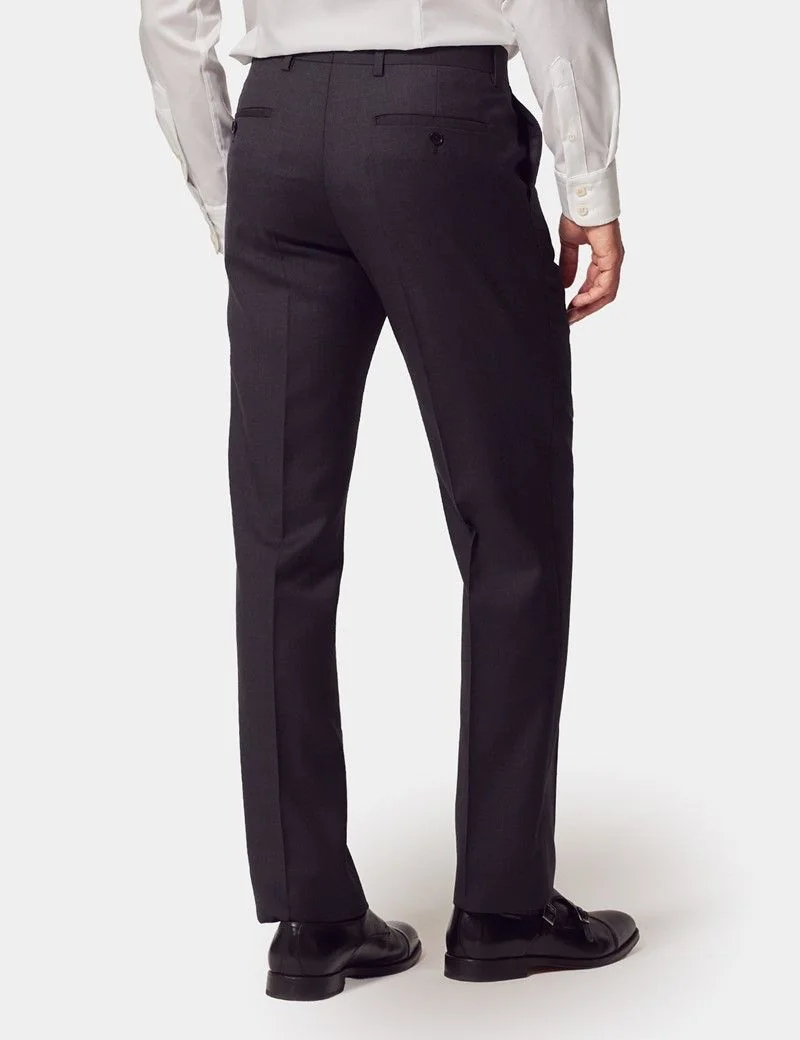 Slim Fit Charcoal Twill Suit thumbnail 8