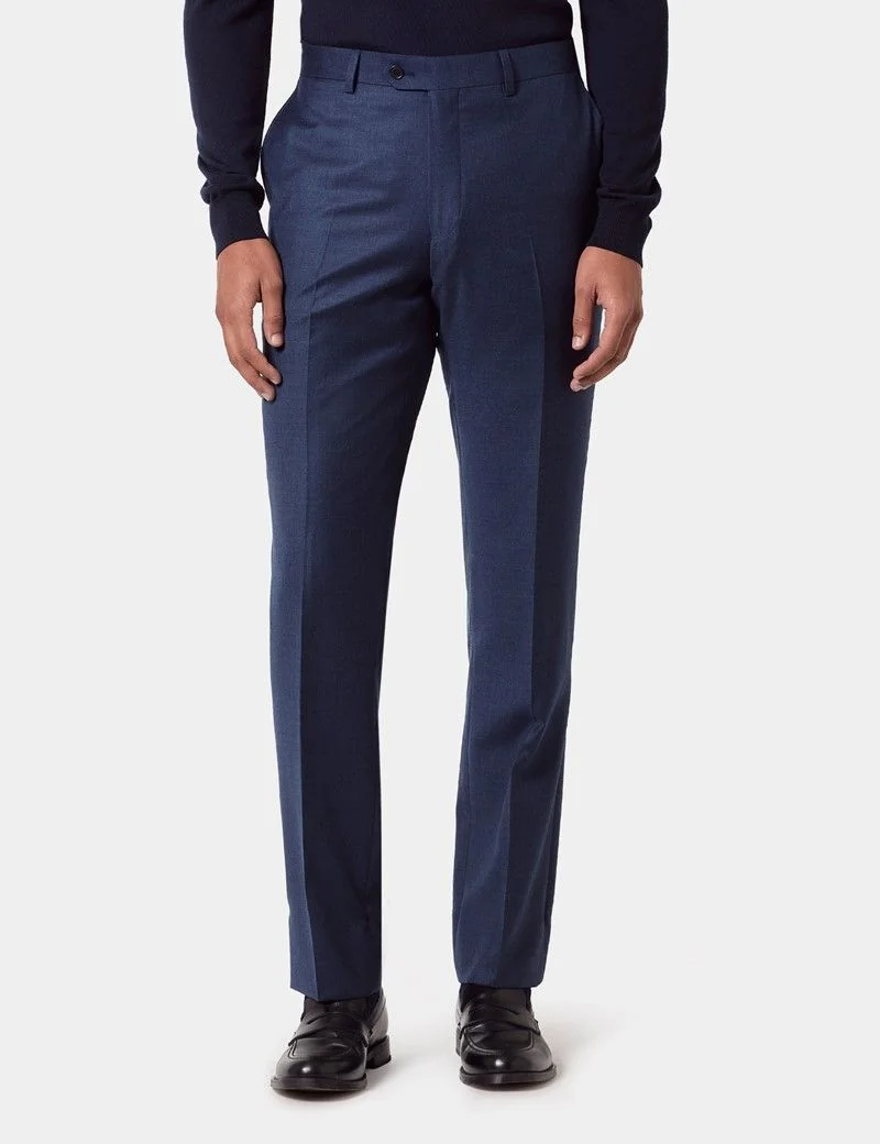 Slim Fit Dark Blue Trousers thumbnail 2