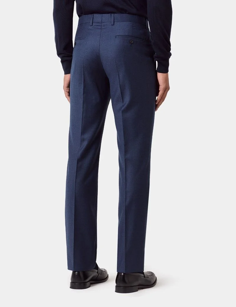 Slim Fit Dark Blue Trousers thumbnail 4