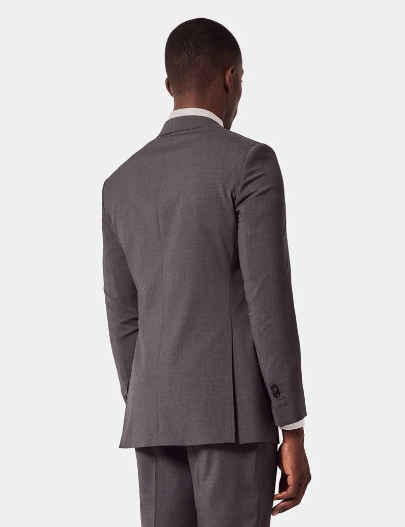 Slim Fit Dark Grey Suit Jacket thumbnail 3