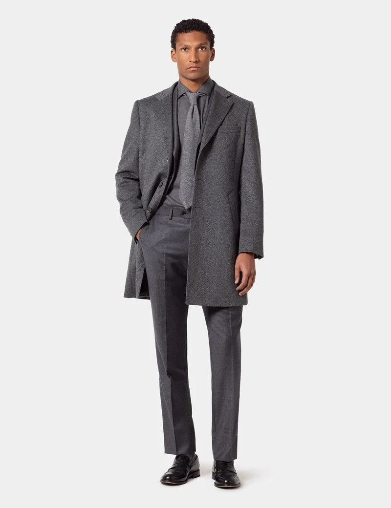 Slim Fit Dark Grey Suit Trousers thumbnail 5