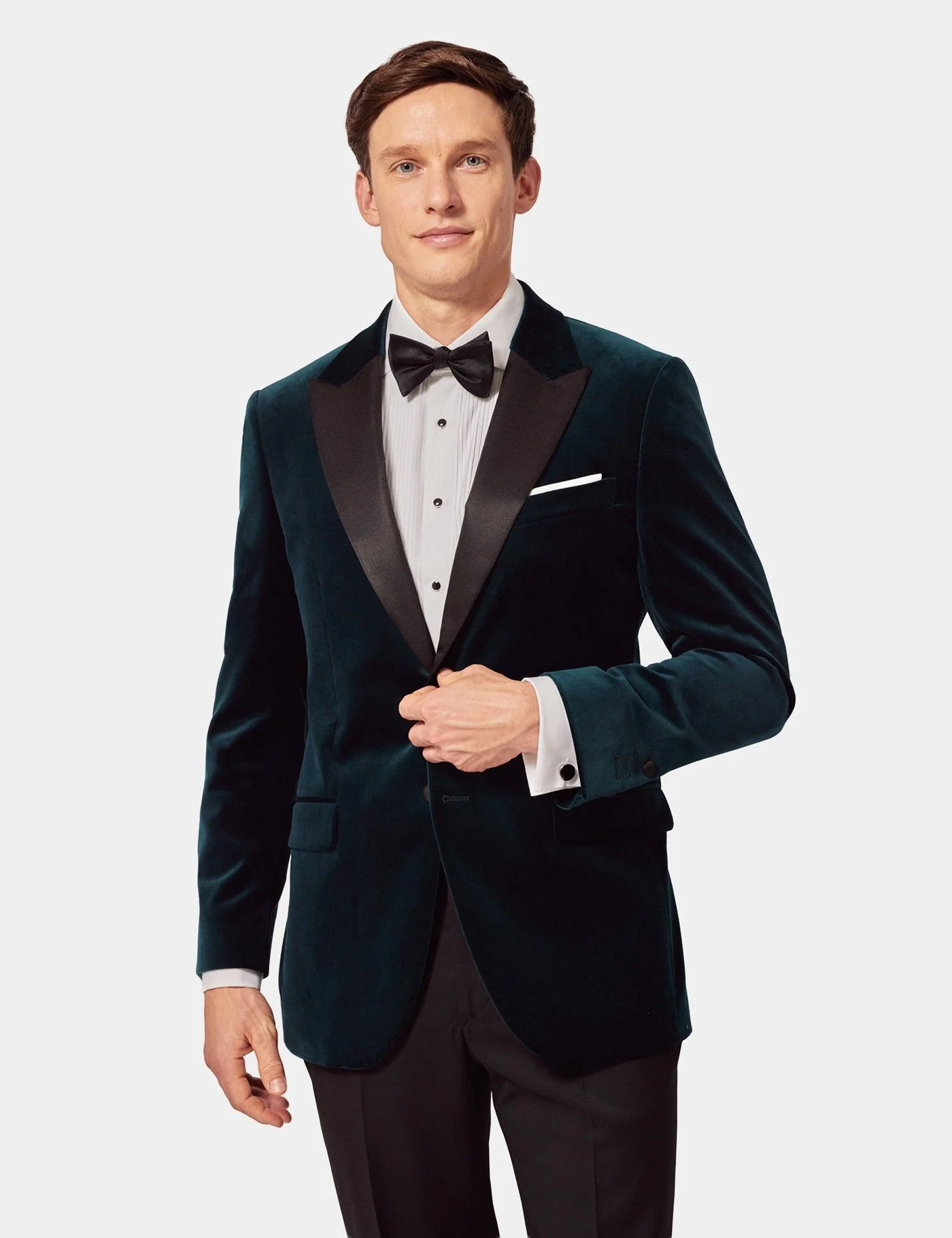 Slim Fit Dark Teal Jacket primary image