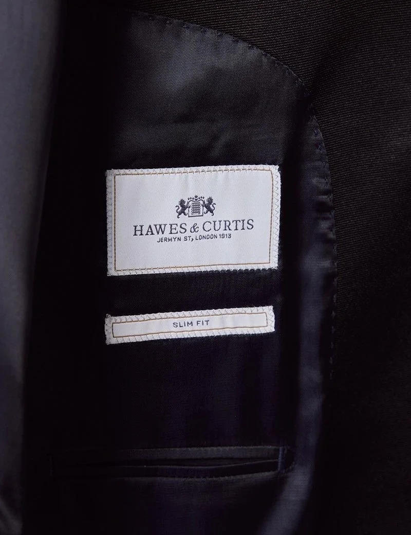 Slim Fit Midnight Blue Jacket thumbnail 3