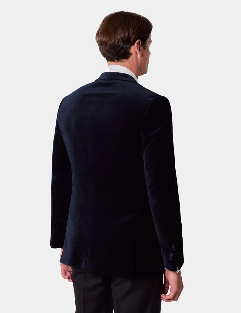 Slim Fit Midnight Blue Jacket thumbnail 4