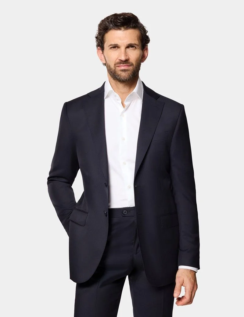 Slim Fit Navy 1913 Suit Jacket thumbnail 5