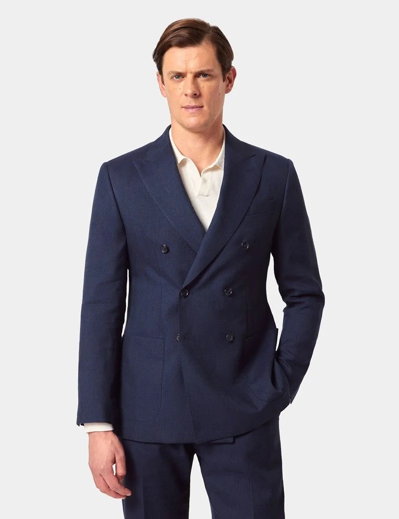 Slim Fit Navy 1913 Suit Jacket thumbnail 9