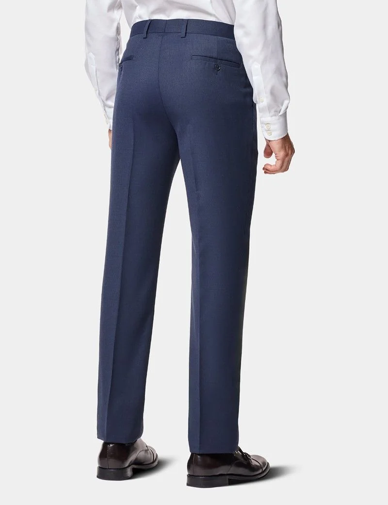 Slim Fit Navy Birdseye Suit thumbnail 6