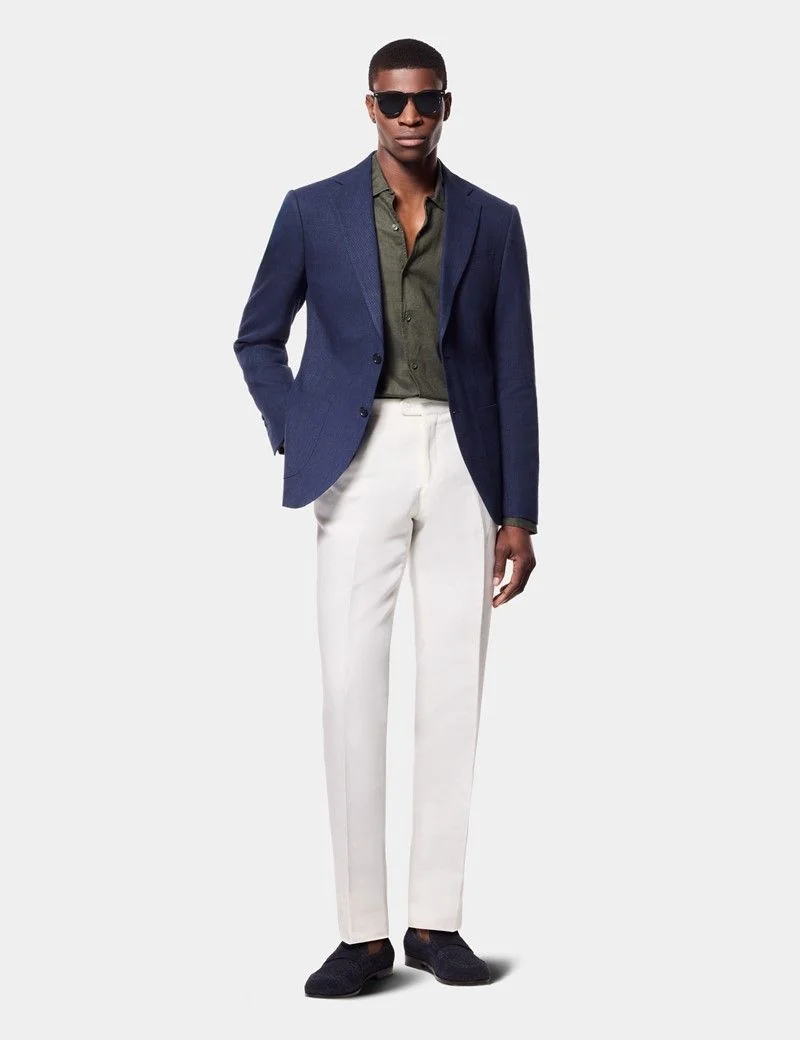 Slim Fit Navy Blazer thumbnail 2