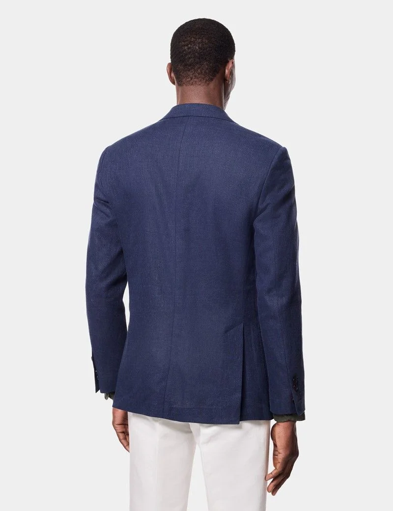 Slim Fit Navy Blazer thumbnail 4
