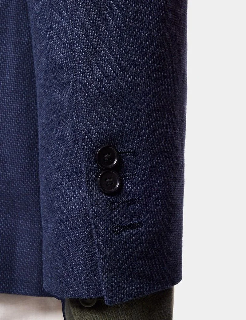 Slim Fit Navy Blazer thumbnail 6